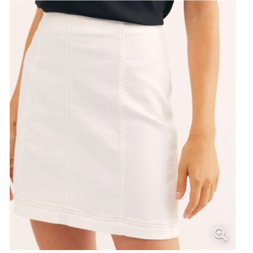 Free People Modern Femme Denim Mini Skirt